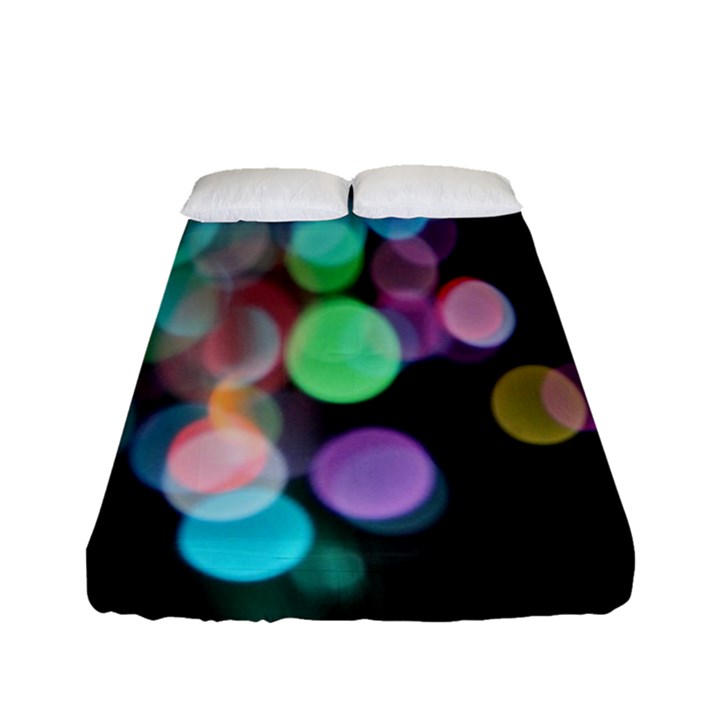 Design Microbiology Wallpaper Fitted Sheet (Full/ Double Size)