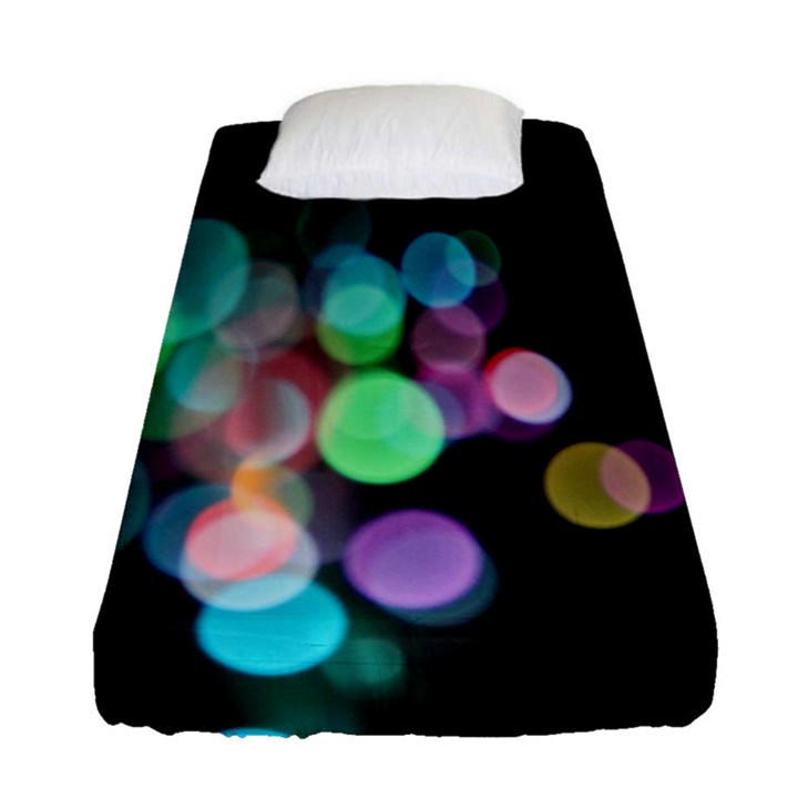 Design Microbiology Wallpaper Fitted Sheet (Single Size)