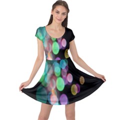 Design Microbiology Wallpaper Cap Sleeve Dress by artworkshop