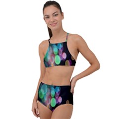 Design Microbiology Wallpaper High Waist Tankini Set by artworkshop