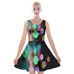 Design Microbiology Wallpaper Velvet Skater Dress by artworkshop