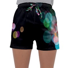 Design Microbiology Wallpaper Sleepwear Shorts by artworkshop