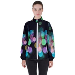 Design Microbiology Wallpaper Women s High Neck Windbreaker by artworkshop