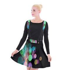 Design Microbiology Wallpaper Suspender Skater Skirt by artworkshop