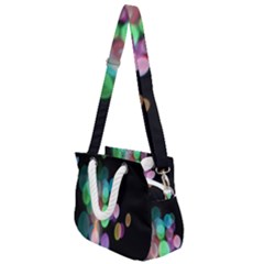 Design Microbiology Wallpaper Rope Handles Shoulder Strap Bag by artworkshop