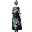 Design Microbiology Wallpaper Kids  Quarter Sleeve Maxi Dress View2