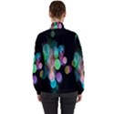 Design Microbiology Wallpaper Women s High Neck Windbreaker View2