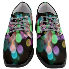 Design Microbiology Wallpaper Women Heeled Oxford Shoes by artworkshop