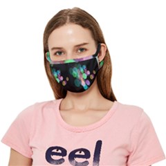 Design Microbiology Wallpaper Crease Cloth Face Mask (adult) by artworkshop