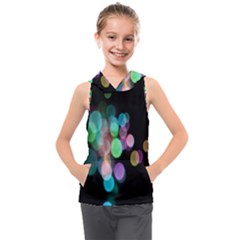 Design Microbiology Wallpaper Kids  Sleeveless Hoodie by artworkshop