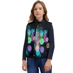 Design Microbiology Wallpaper Kid s Short Button Up Puffer Vest	 by artworkshop