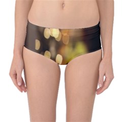 Design Pattern Specia Mid-waist Bikini Bottoms by artworkshop