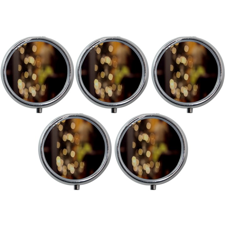 Design Pattern Specia Mini Round Pill Box (Pack of 5)