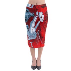 Design Pattern Decoration Midi Pencil Skirt by artworkshop