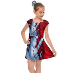 Design Pattern Decoration Kids  Cap Sleeve Dress by artworkshop