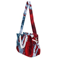 Design Pattern Decoration Rope Handles Shoulder Strap Bag by artworkshop