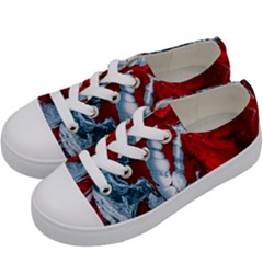 Design Pattern Decoration Kids  Low Top Canvas Sneakers by artworkshop