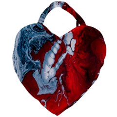 Design Pattern Decoration Giant Heart Shaped Tote