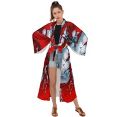 Design Pattern Decoration Maxi Kimono by artworkshop