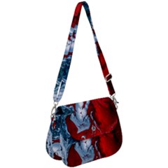 Design Pattern Decoration Saddle Handbag by artworkshop