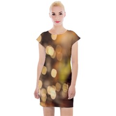 Design Pattern Specia Cap Sleeve Bodycon Dress by artworkshop