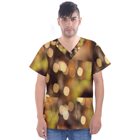 Design Pattern Specia Men s V-neck Scrub Top by artworkshop