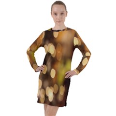 Design Pattern Specia Long Sleeve Hoodie Dress by artworkshop