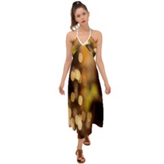 Design Pattern Specia Halter Tie Back Dress  by artworkshop