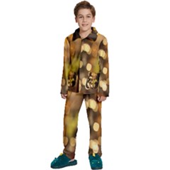 Design Pattern Specia Kids  Long Sleeve Velvet Pajamas Set by artworkshop