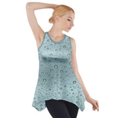 Design Pattern Texture Side Drop Tank Tunic by artworkshop