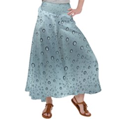 Design Pattern Texture Satin Palazzo Pants