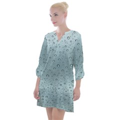 Design Pattern Texture Open Neck Shift Dress by artworkshop