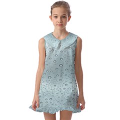 Design Pattern Texture Kids  Pilgrim Collar Ruffle Hem Dress by artworkshop