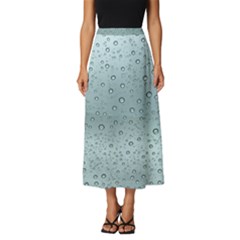 Design Pattern Texture Classic Midi Chiffon Skirt