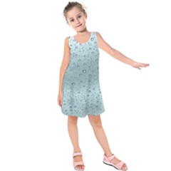 Design Pattern Texture Bubble Kids  Sleeveless Dress by artworkshop