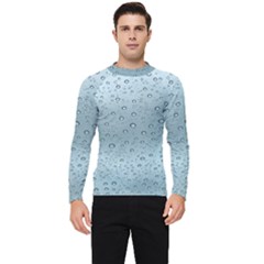 Design Pattern Texture Bubble Men s Long Sleeve Rash Guard by artworkshop