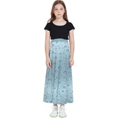 Design Pattern Texture Bubble Kids  Flared Maxi Skirt by artworkshop