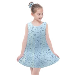 Design Pattern Texture Bubble Kids  Summer Dress by artworkshop