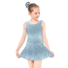 Design Pattern Texture Bubble Kids  Skater Dress Swimsuit by artworkshop