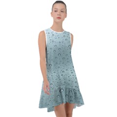 Design Pattern Texture Bubble Frill Swing Dress by artworkshop