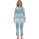 Design Pattern Texture bubble Womens  Long Sleeve Lightweight Pajamas Set View1