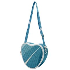 Design Texture Heart Shoulder Bag by artworkshop