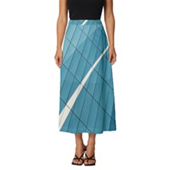 Design Texture Classic Midi Chiffon Skirt