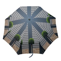 Exterior Building Pattern Folding Umbrellas by artworkshop