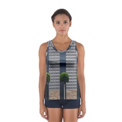 Exterior Building Pattern Sport Tank Top  by artworkshop