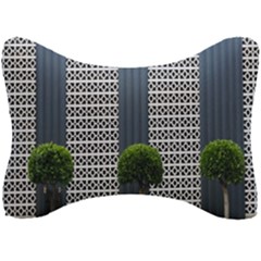 Exterior Building Pattern Seat Head Rest Cushion by artworkshop