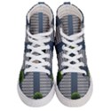 Exterior building pattern Men s Hi-Top Skate Sneakers View1