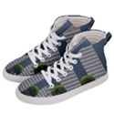 Exterior building pattern Men s Hi-Top Skate Sneakers View2