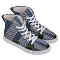 Exterior building pattern Men s Hi-Top Skate Sneakers View3