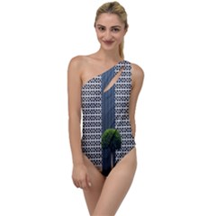 Exterior Building Pattern To One Side Swimsuit by artworkshop